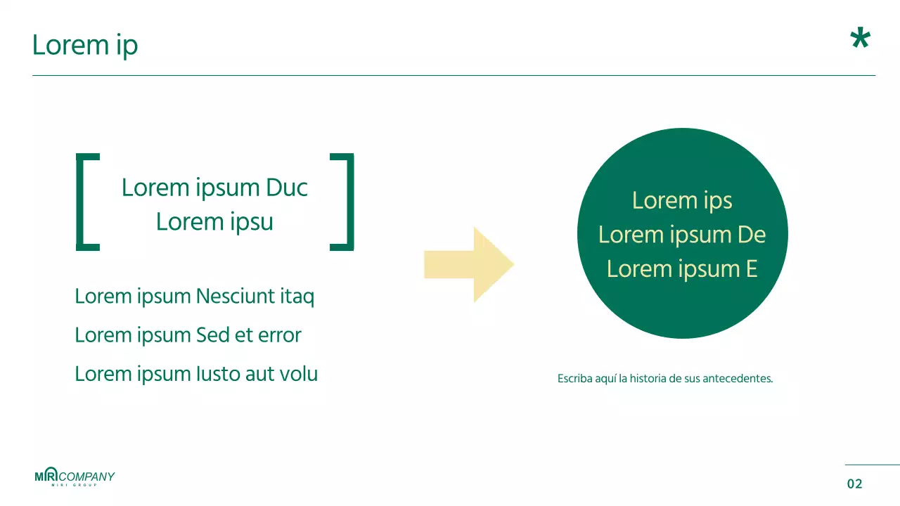 Informes de planificación de productos resaltados en verde