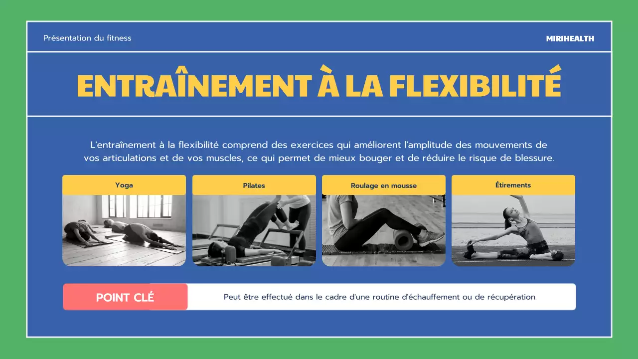 Les bienfaits de l'exercice en bleu et en vert Ressources pédagogiques