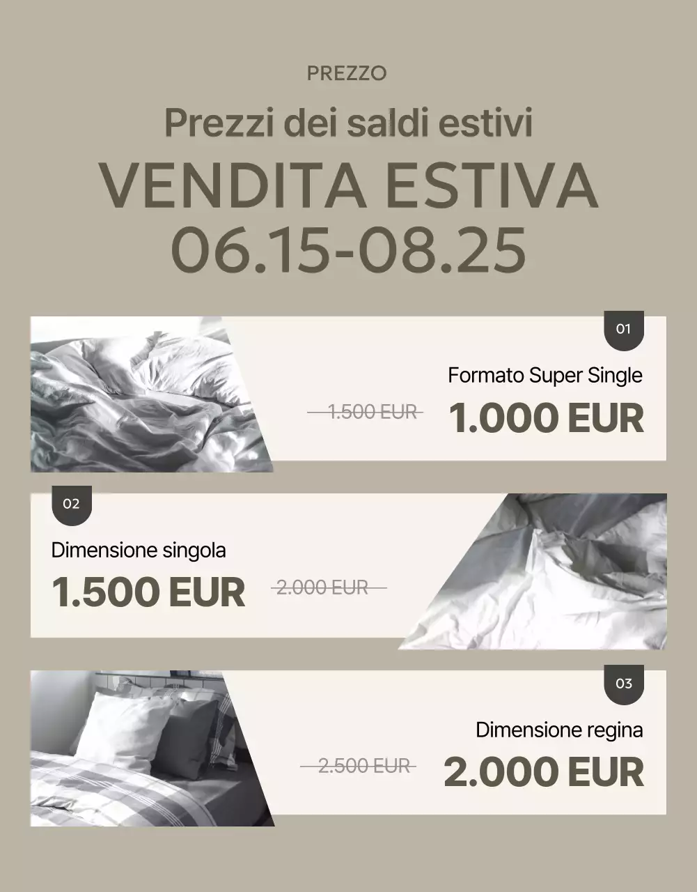 Un'introduzione ai moderni topper refrigeranti in beige e avorio