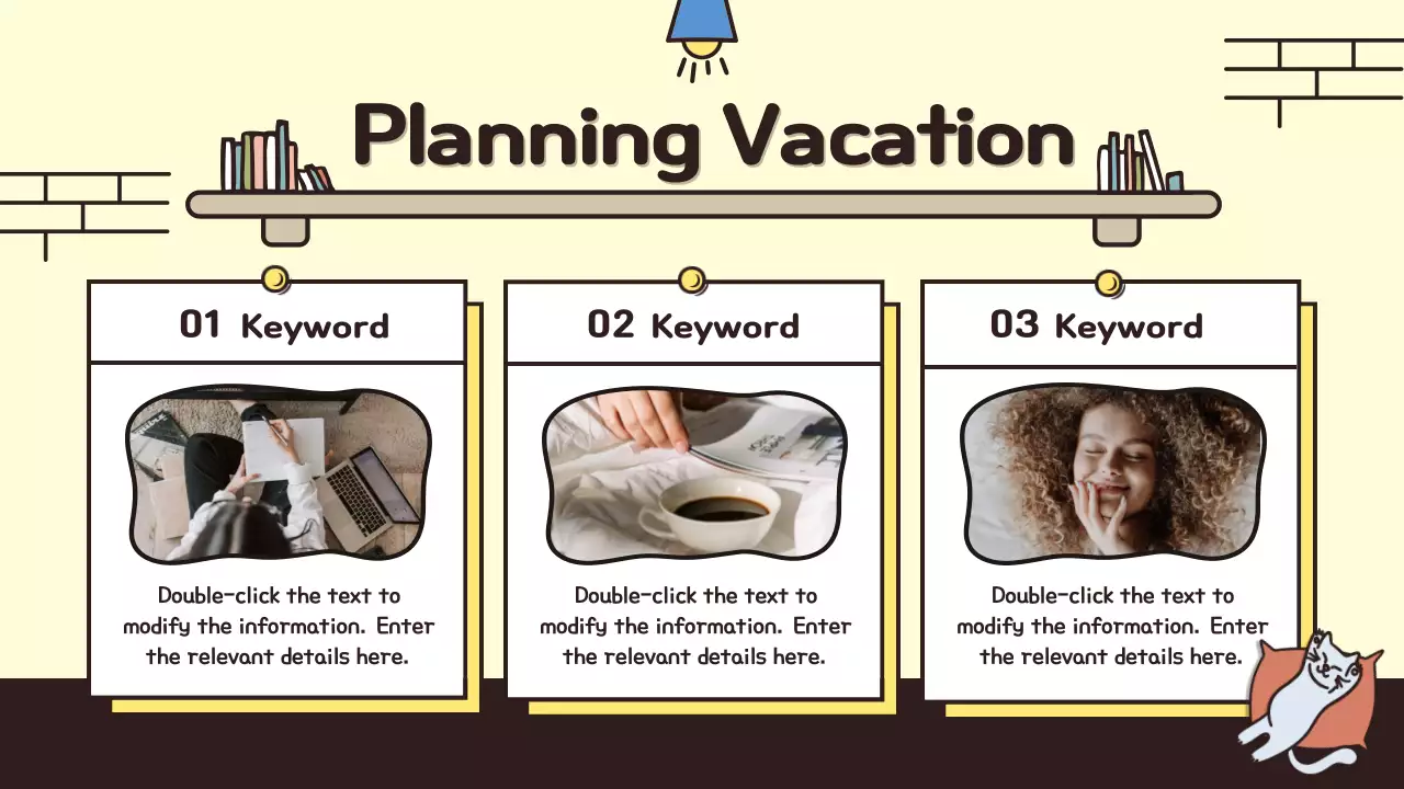 Beige Retro Staycation Guide Presentation