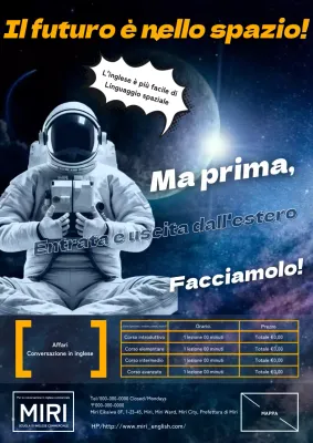 Spot pubblicitari in inglese con pop nero
