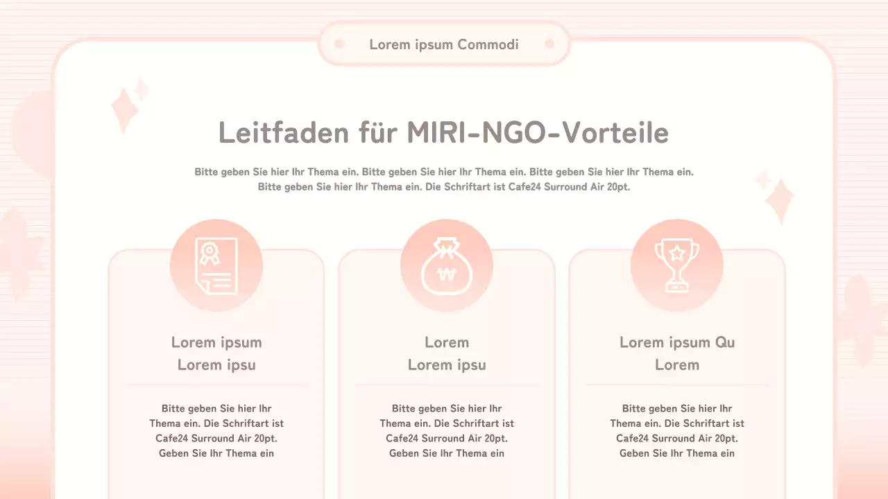 Pink und Red Corps Schulungsmaterialien