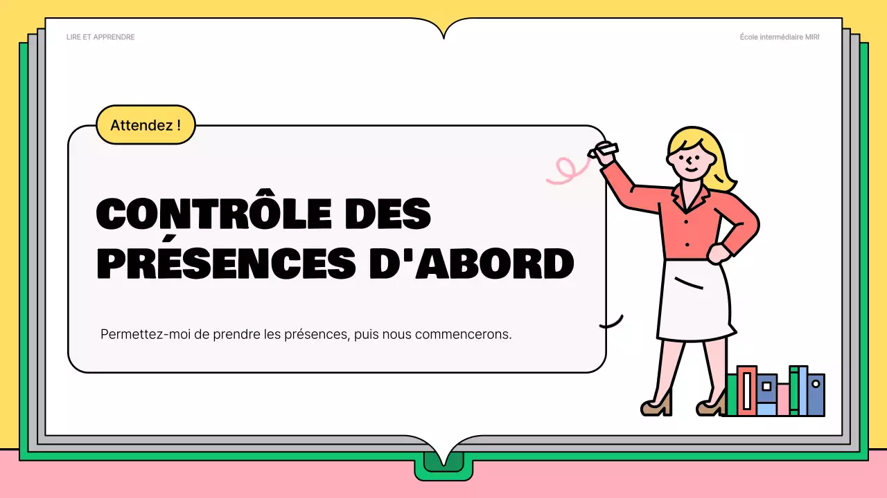 Mignon matériel de lecture rose et vert