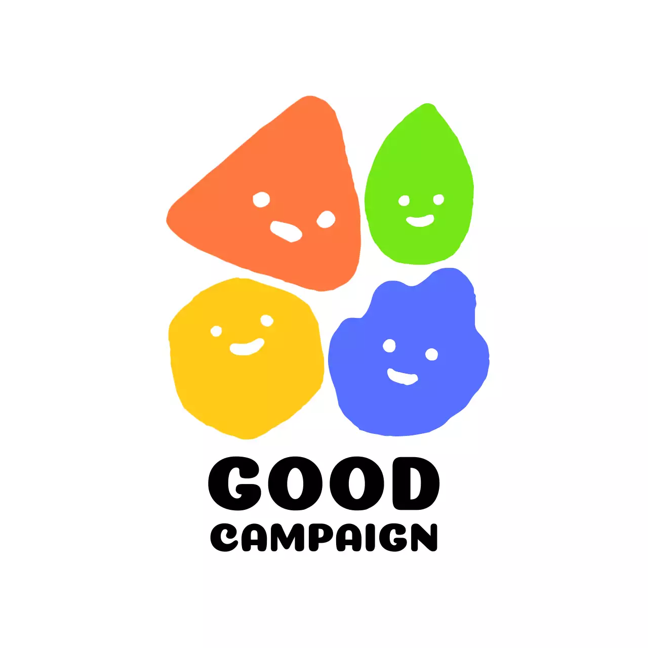 色とりどりの図形が描かれたキャンペーン記念品