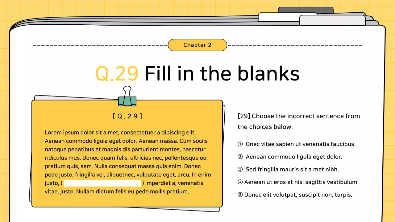 Yellow Modern Academic Template Presentation