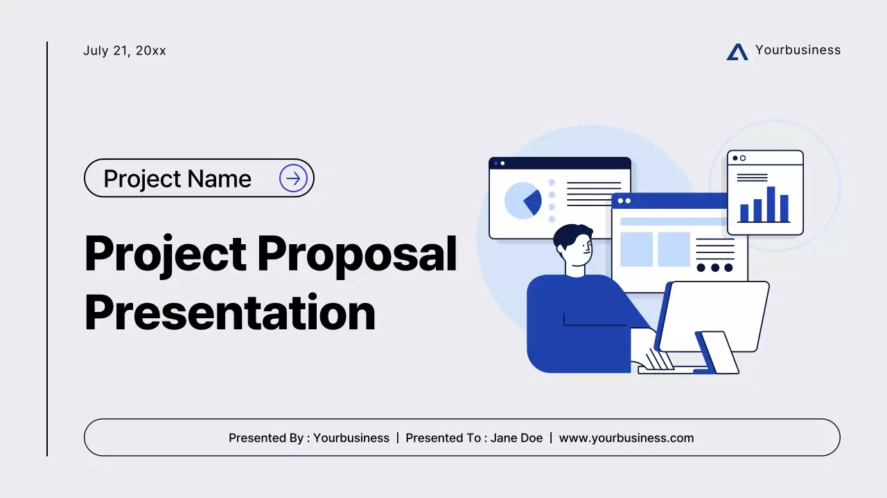 Blue Modern Project Presentation