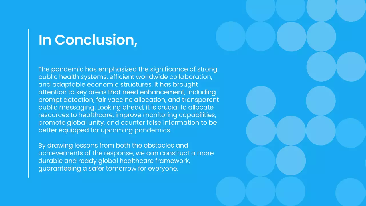 Blue Modern Pandemic Presentation