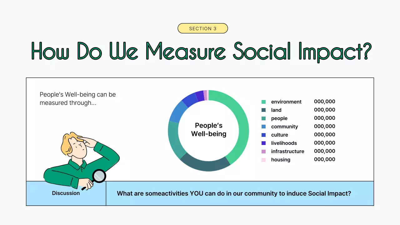 블루 심플 자원봉사자 프로모션 프레젠테이션