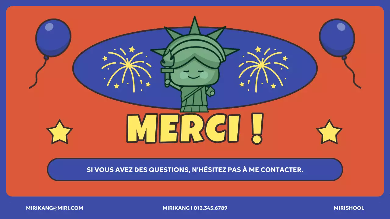 Ressources sur la fête de l'indépendance américaine rouge et bleue