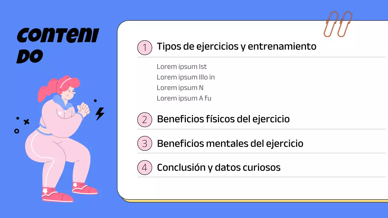 Material deportivo escolar de moda en azul y rosa