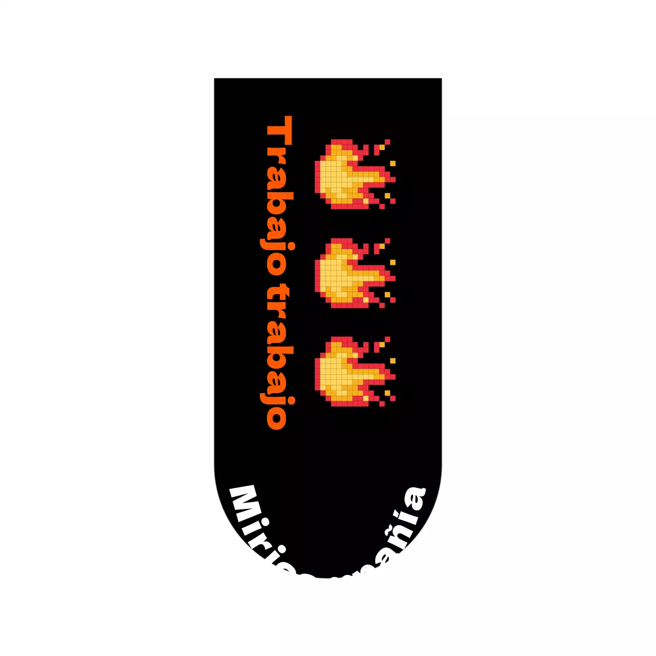 Kit de bienvenida con concepto pixel art de llamas rojas y negras