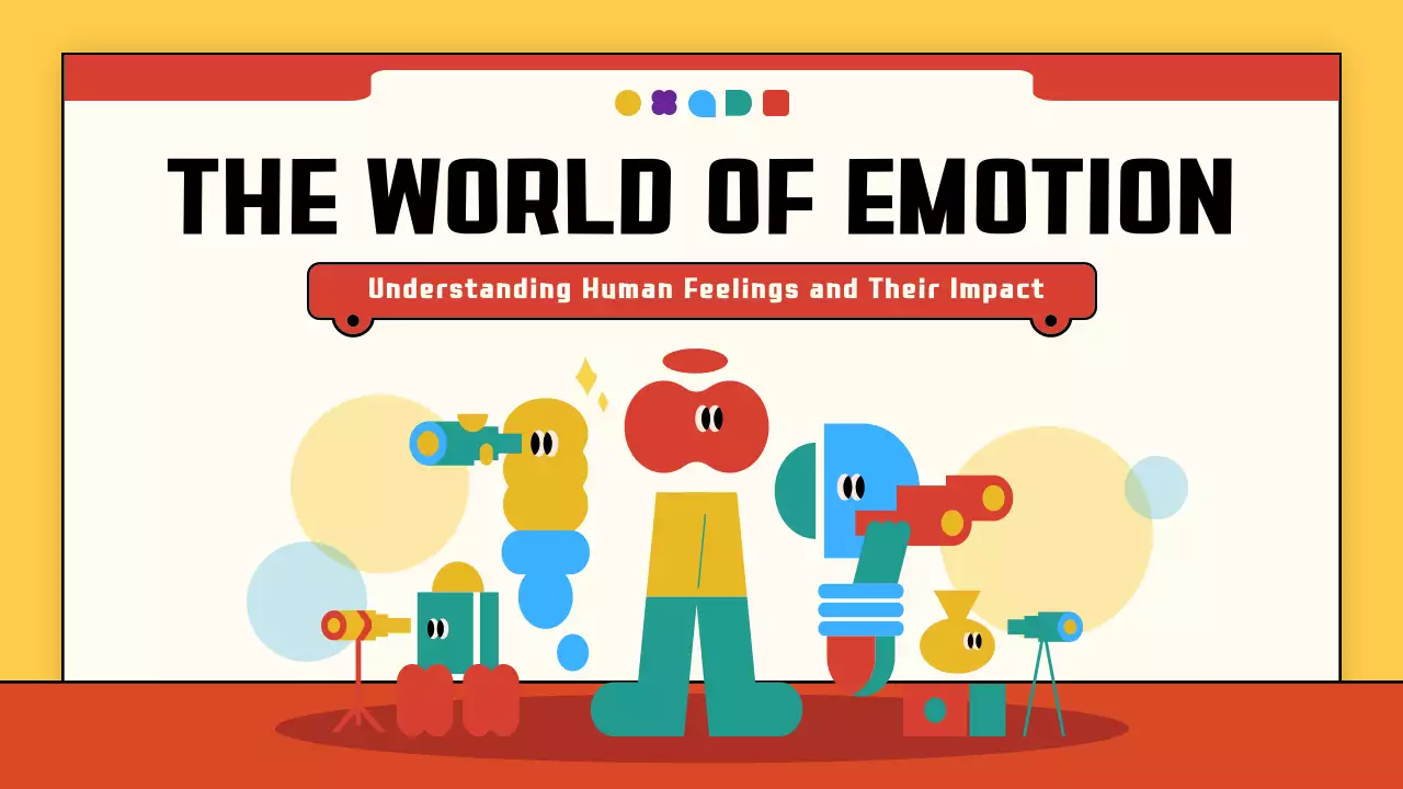 Yellow Abstract Emotions Lecture Presentation