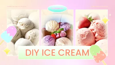 Pink Trendy Ice Cream Recipe YouTube Thumbnail