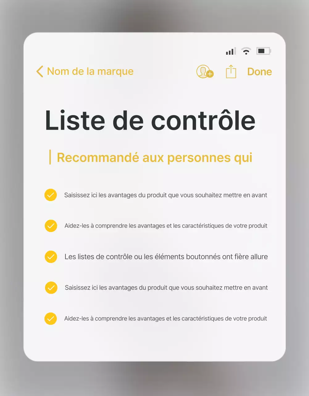 Promouvoir les points de contrôle dans les centres commerciaux à la mode en gris et bleu clair