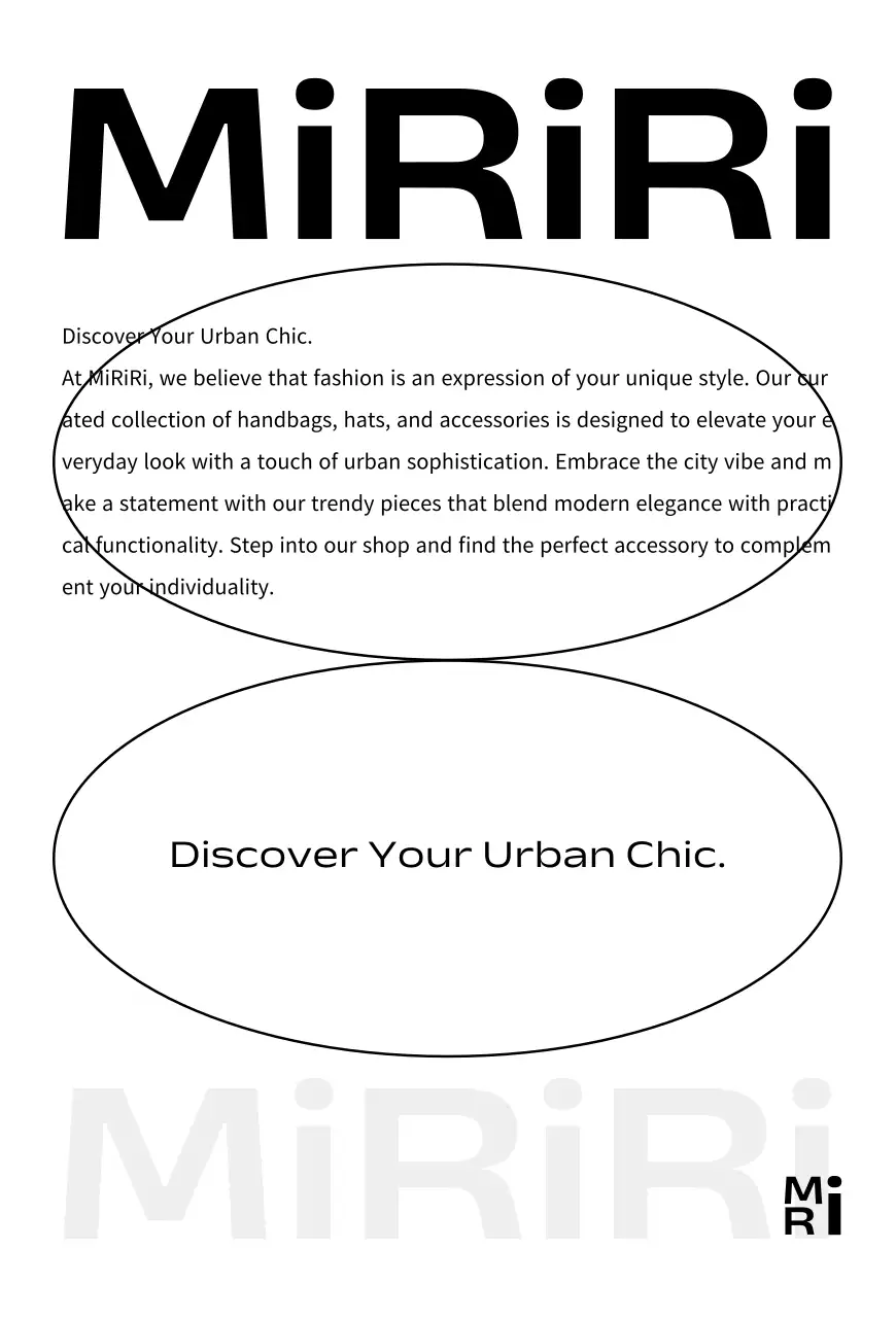 モダンシックショッピングモールブランドカード