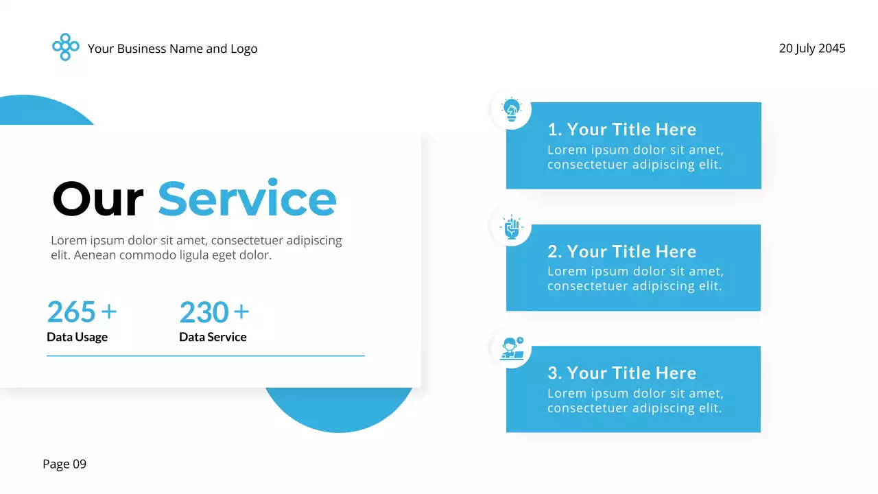 Blue Modern Business Presentation