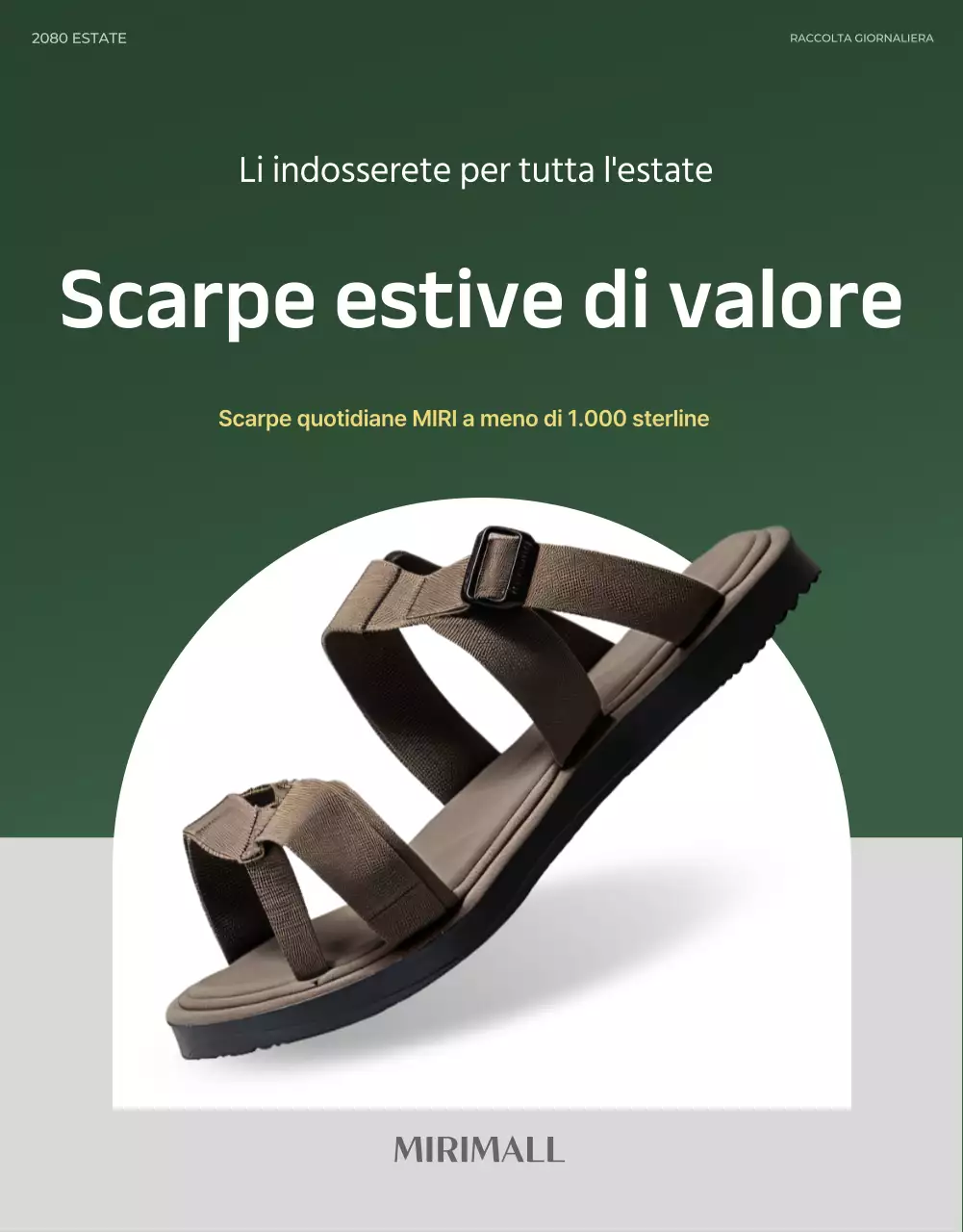 Una carrellata di scarpe estive semplici in verde e a prezzi accessibili