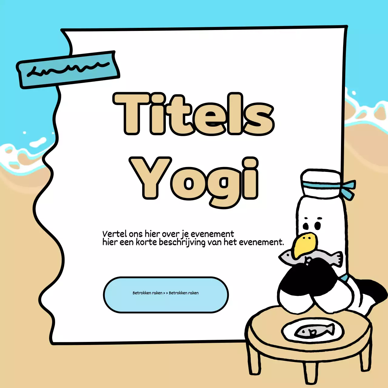 Een collectie mooie zomertitels in geel en lichtblauw