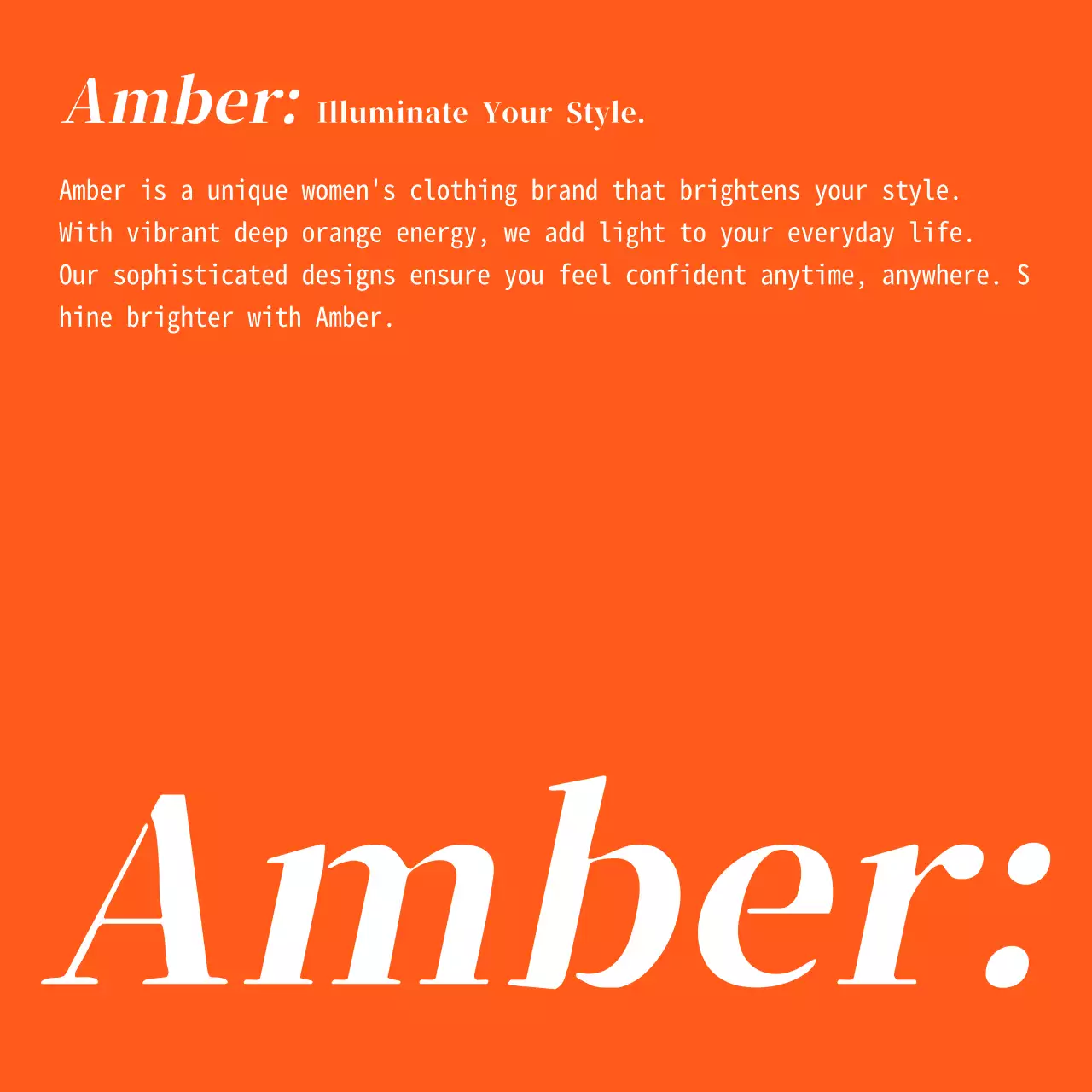 オレンジ色のショッピングモール感謝クーポンカード