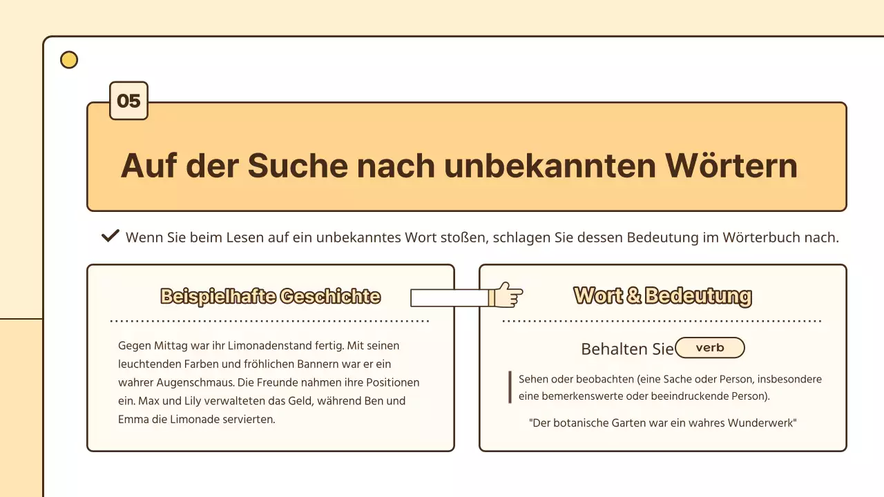 Ressourcen für die Lesekompetenz von Schülern in Gelb und Weiß