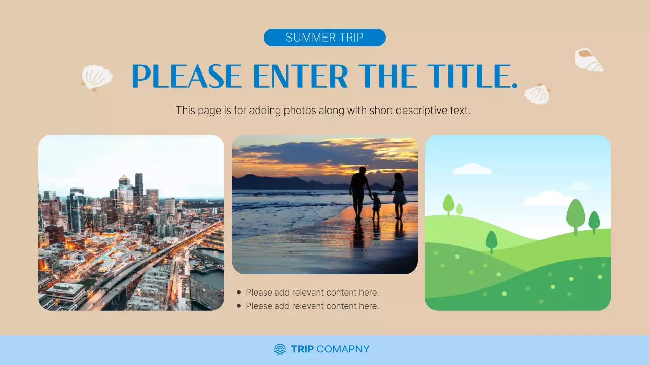 Promoting Busan's cozy light blue and beige neighborhoods