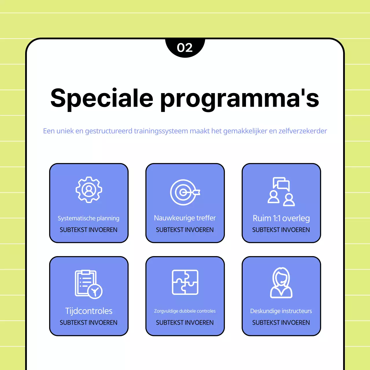 Een leuke schoolgids in chartreuse en lichtblauw