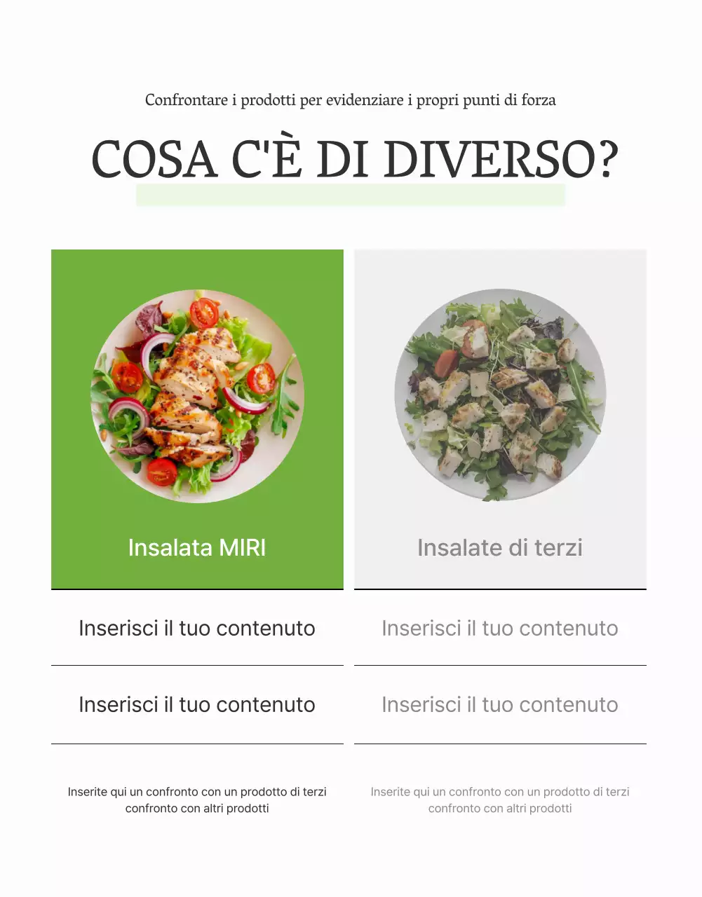 Promuovere un semplice controllo dell'insalata con fagioli bianchi e verdi