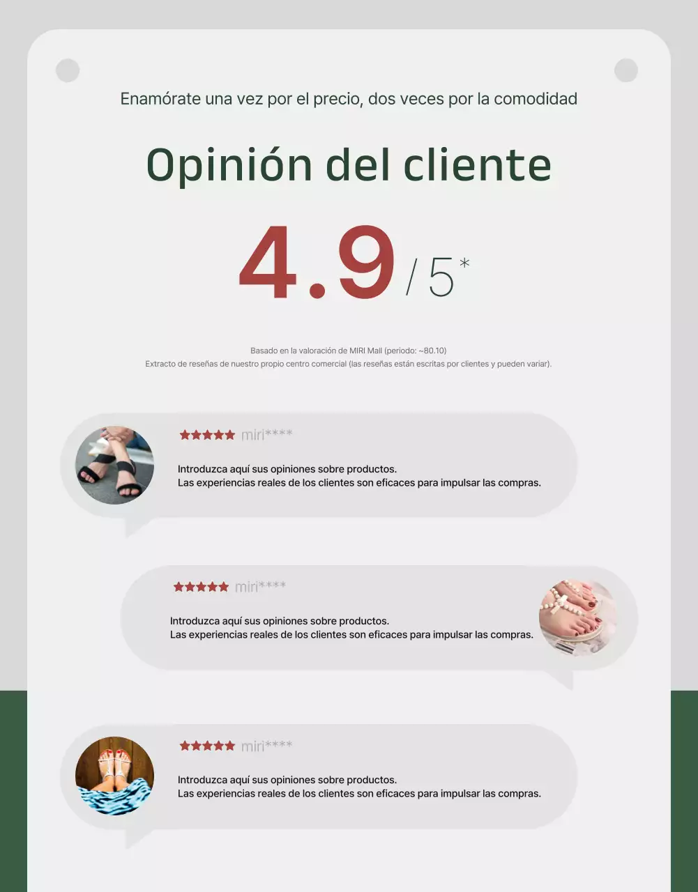 Zapatos de verano sencillos, verdes y asequibles