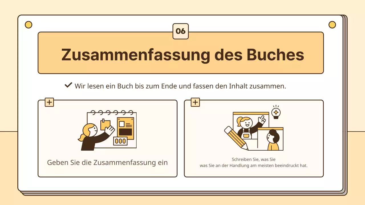 Ressourcen für die Lesekompetenz von Schülern in Gelb und Weiß