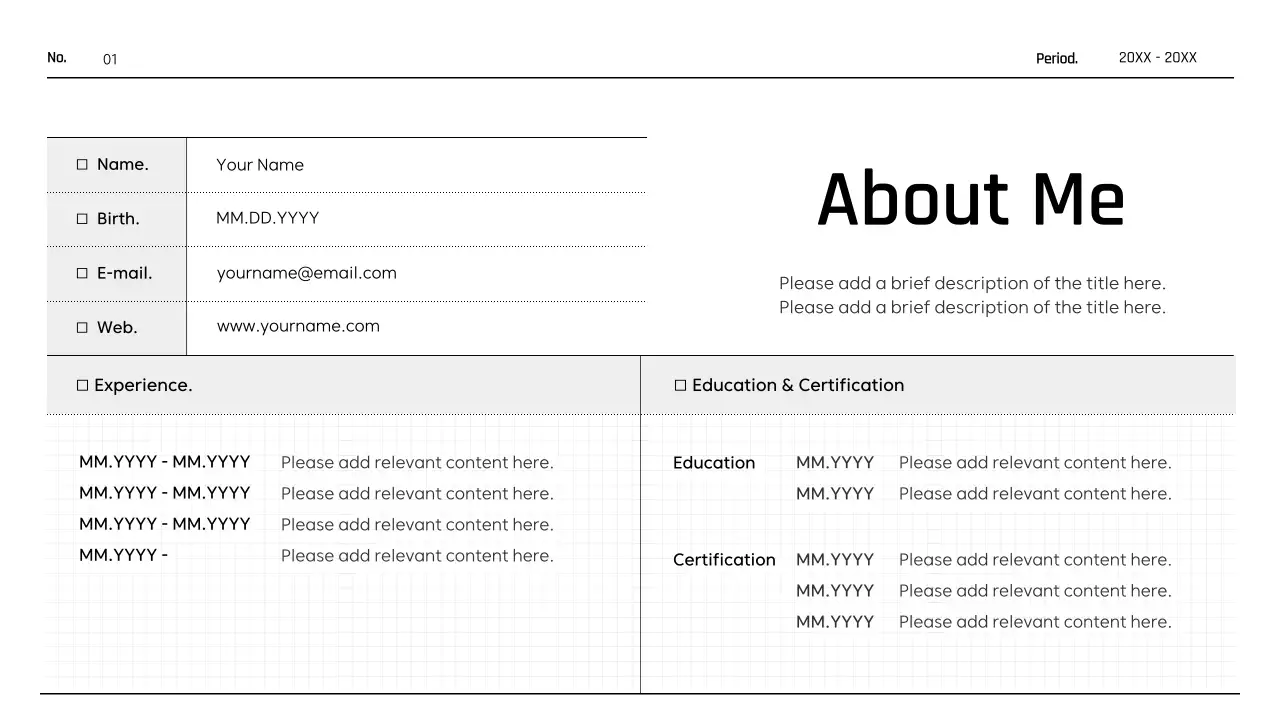 Black Modern Marketer Portfolio Presentation