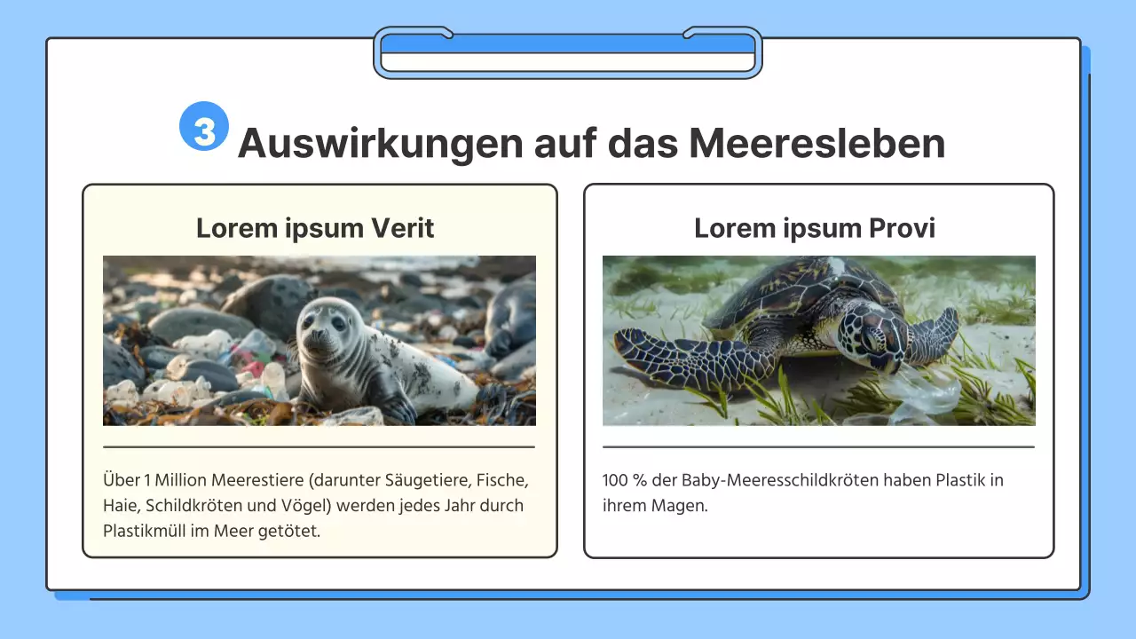 Ein einfacher blau-gelber Leitfaden für den Schutz der Meere
