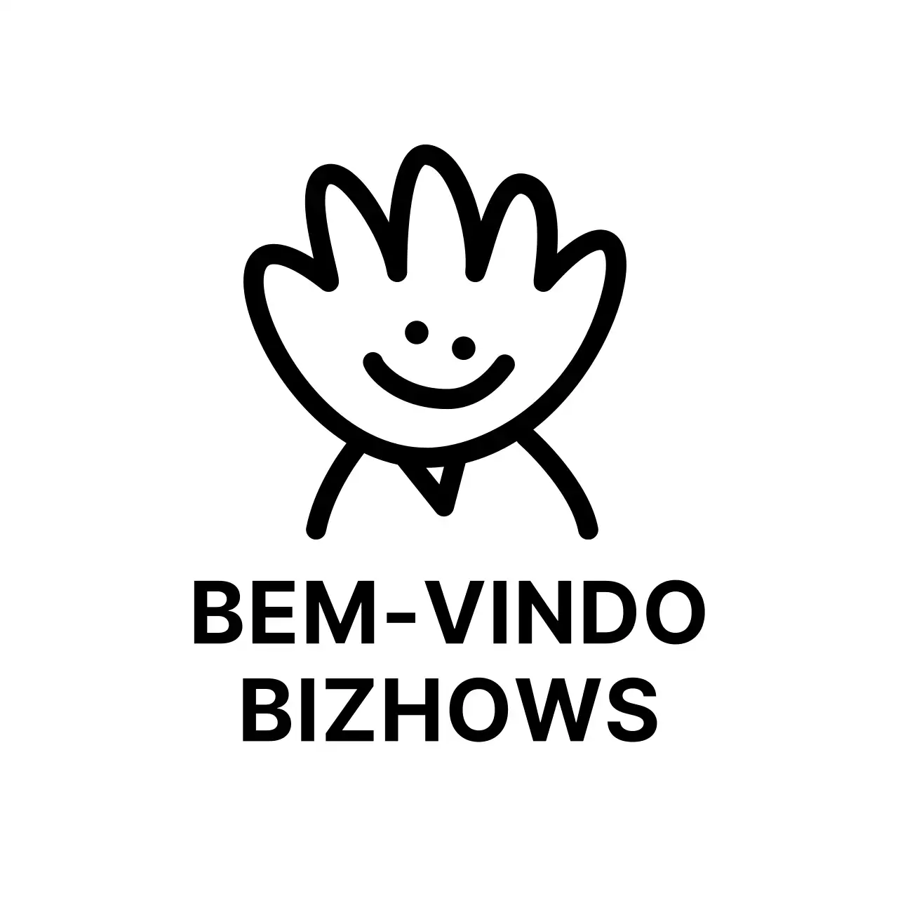 Desenhos com personagens e frases de mãos sorridentes
