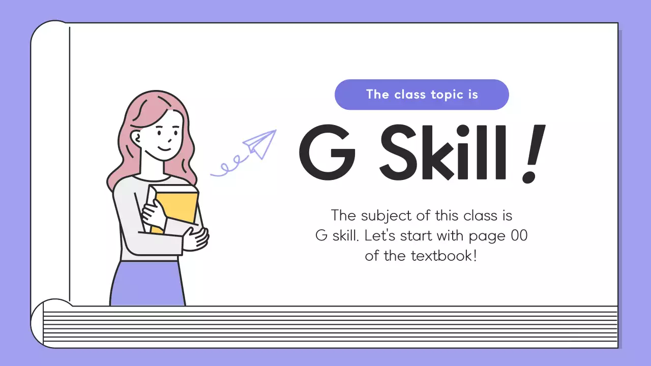 Purple Simple Reading Guide Presentation