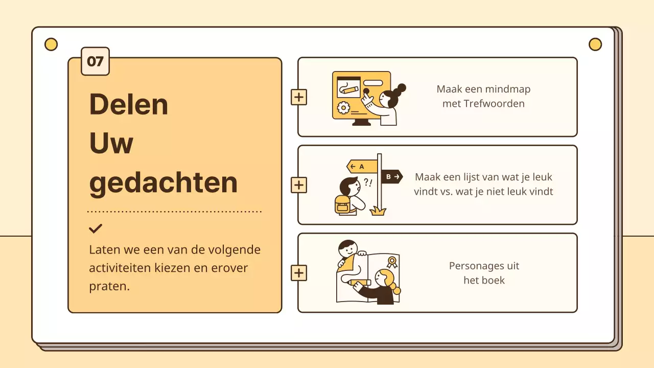 Hulpmiddelen voor leesvaardigheid voor leerlingen in geel en wit