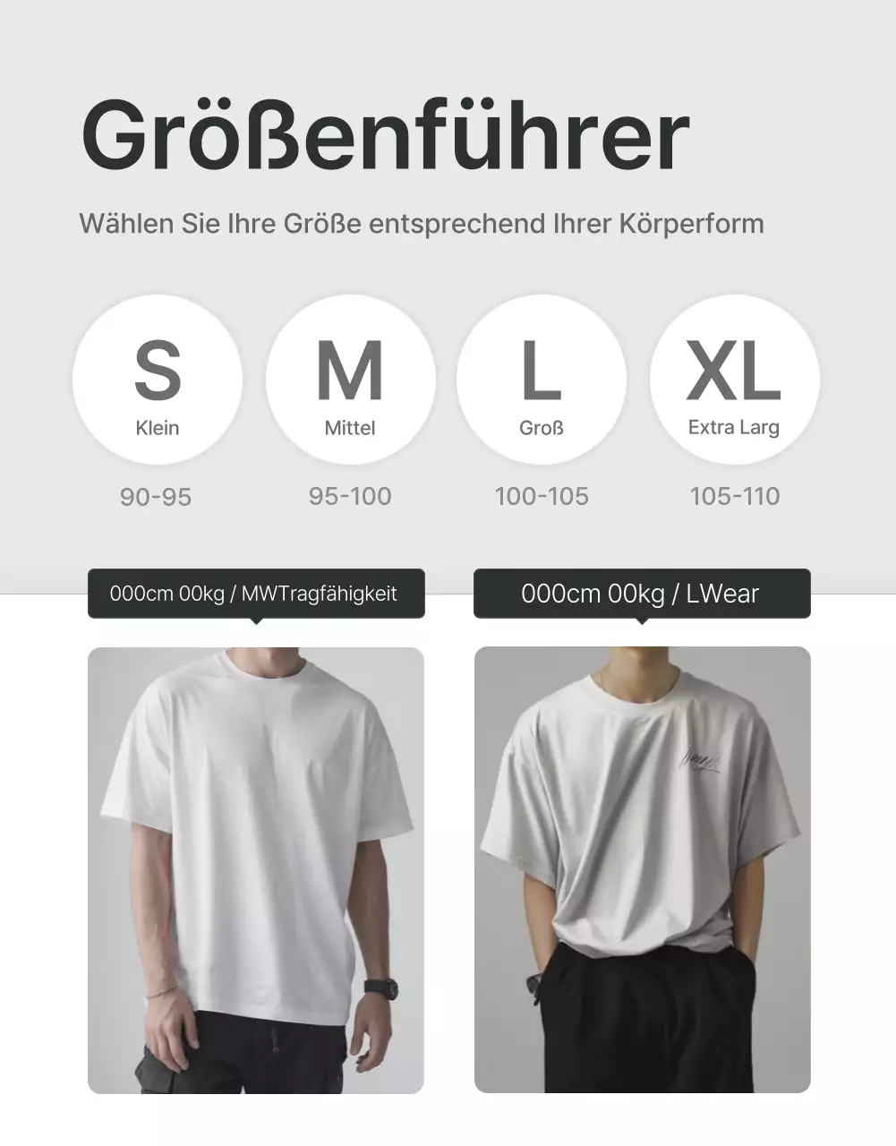 Ankündigungen und Vorsichtsmaßnahmen im trendigen Modezentrum in Grau und Hellblau