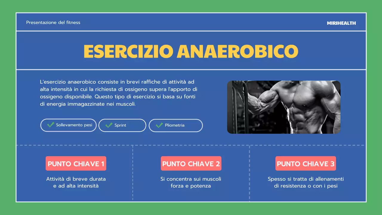 I benefici dell'esercizio fisico blu e verde Risorse educative