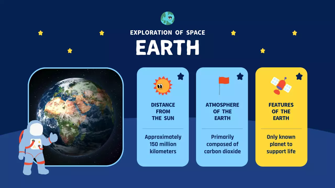 블루 크리에이티브 스페이스 코스 프레젠테이션