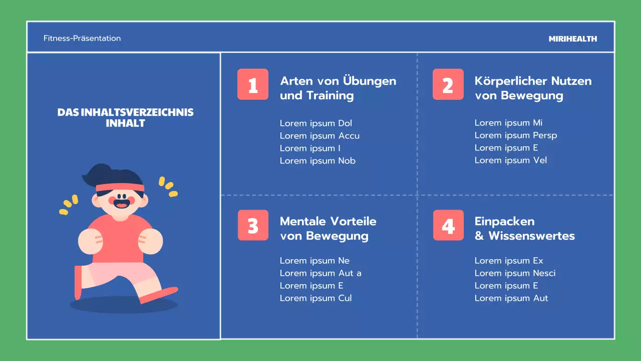 Vorteile der blauen und grünen Bewegung Bildungsressourcen