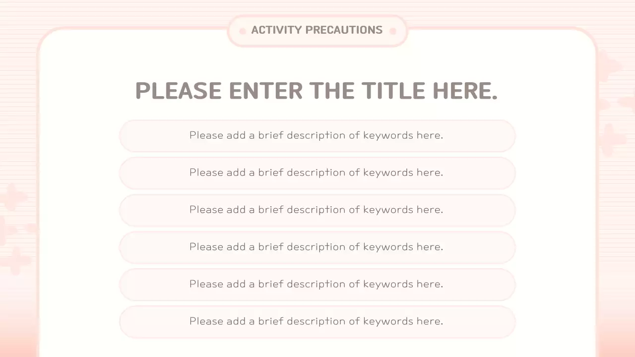 Pink and Red Corps Training Materials