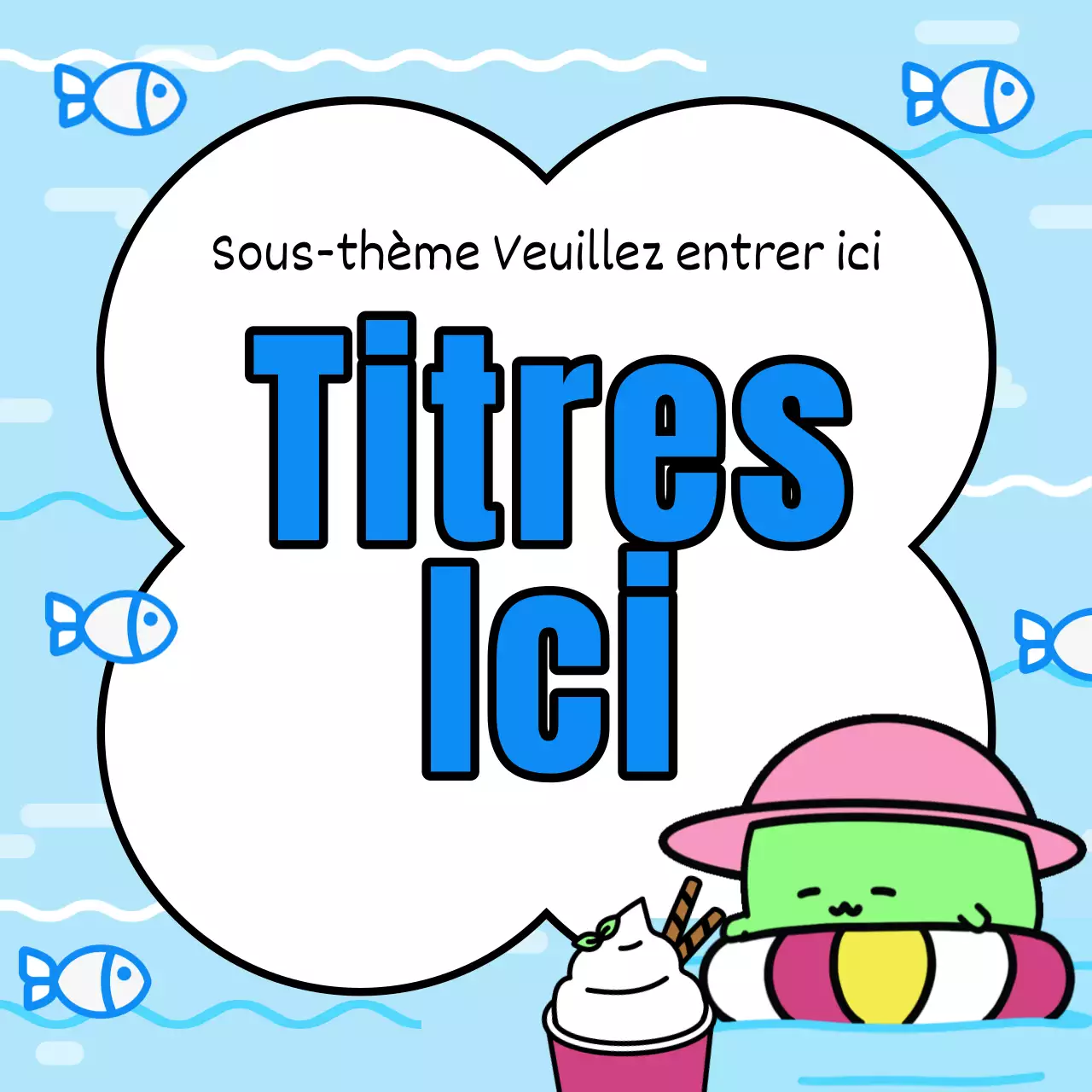 Une jolie collection de titres estivaux en vert et jaune