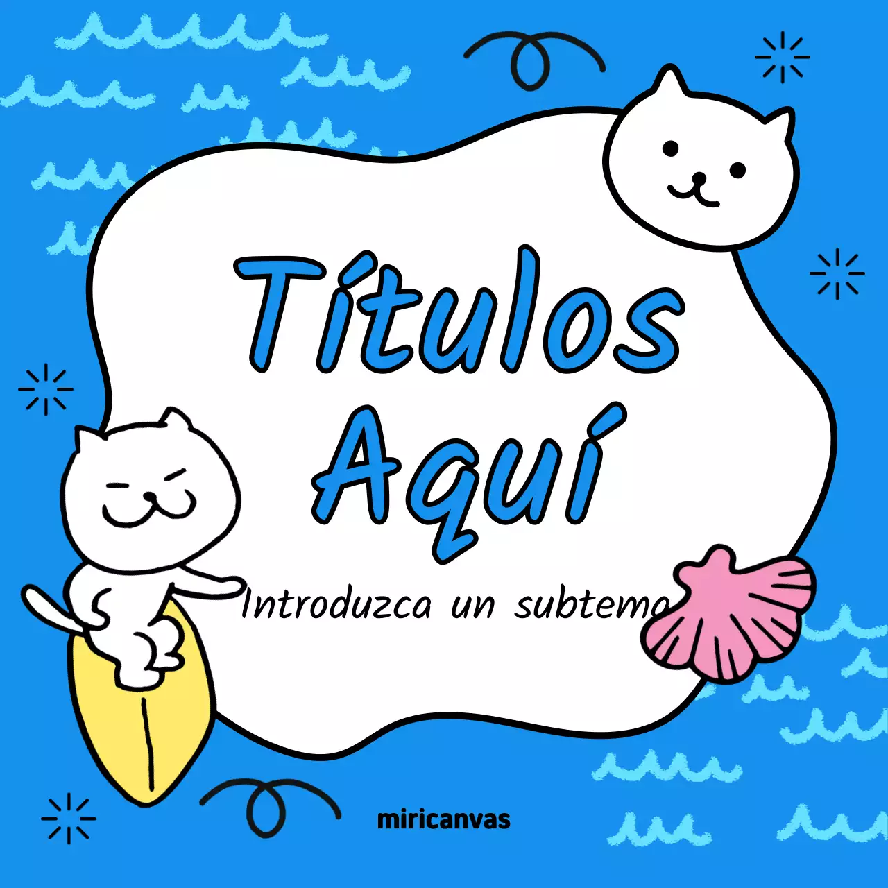 Promociona tus eventos de verano con amarillo y azul claro