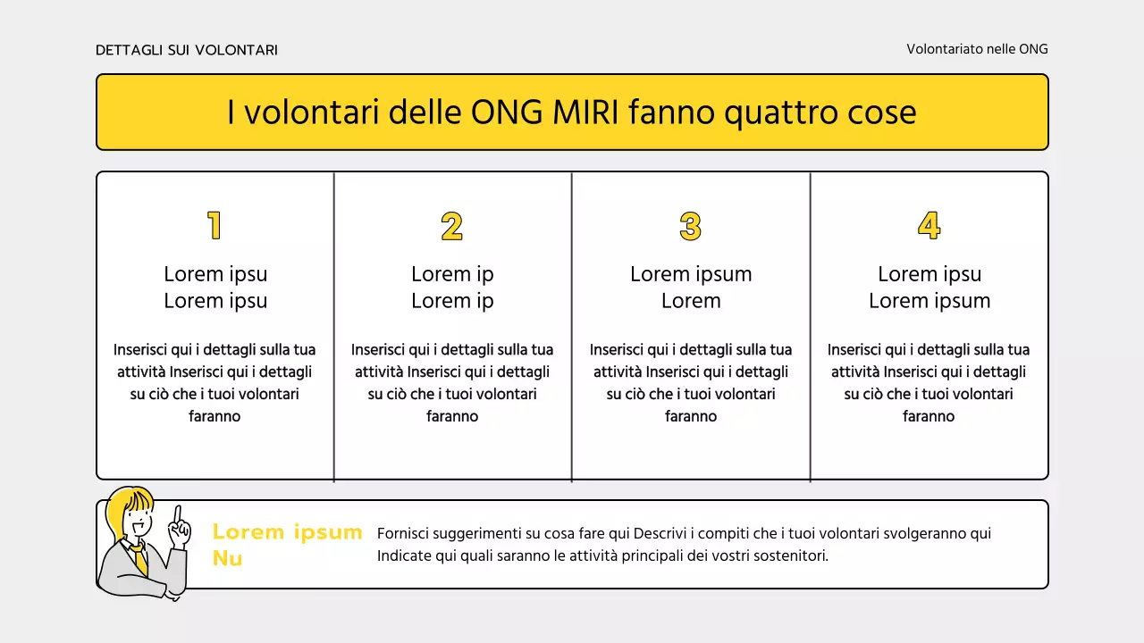 Materiale didattico semplice del corpo giallo e grigio