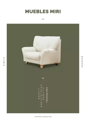 Muebles sencillos de color caqui PR