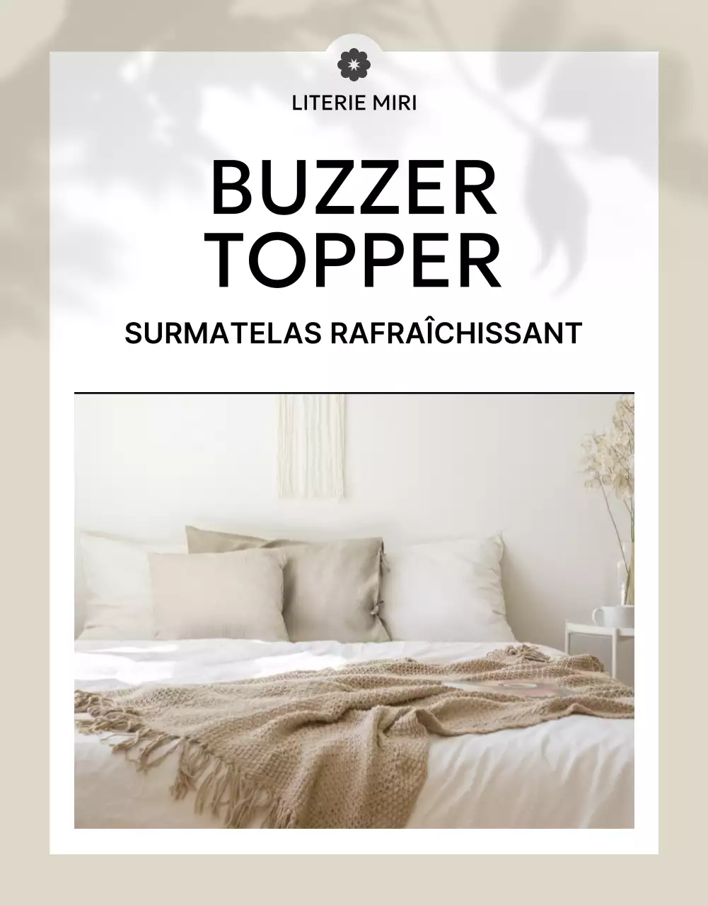 Introduction aux couvertures rafraîchissantes modernes en beige et ivoire