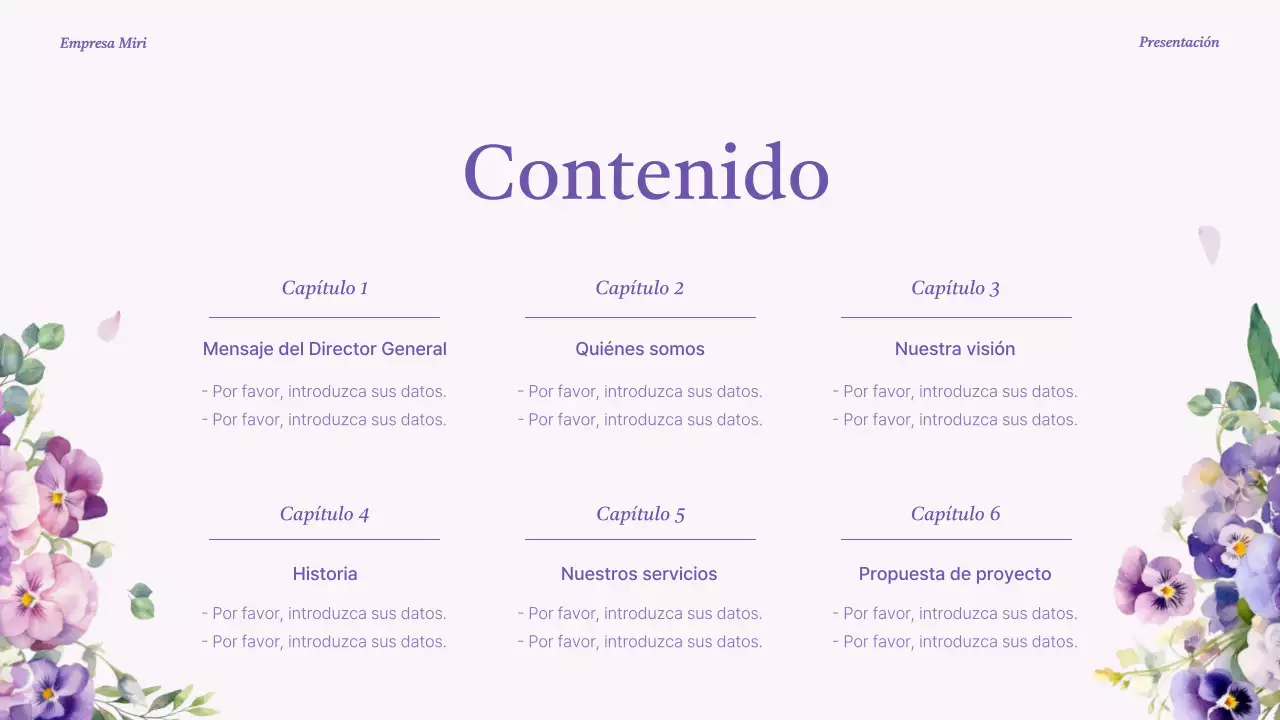 Una lujosa presentación de la marca en color púrpura