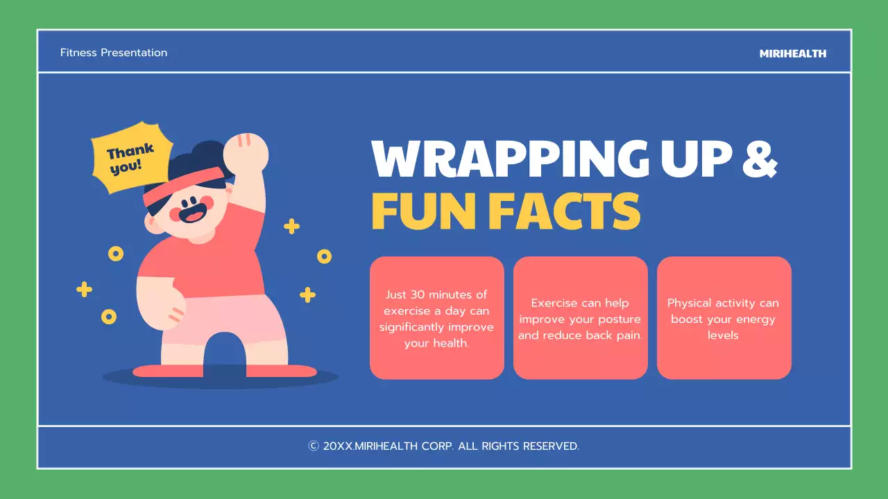 Blue Simple Fitness Guide Presentation