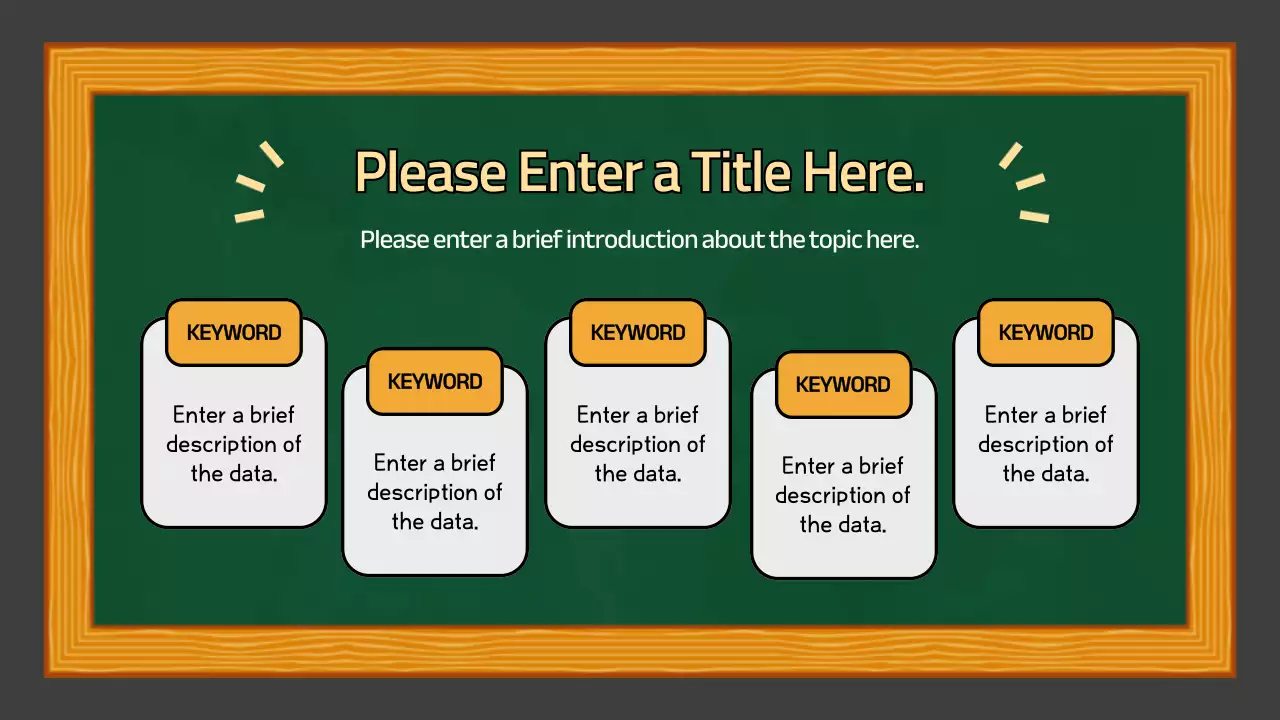 Green Traditional Education Guide Presentation