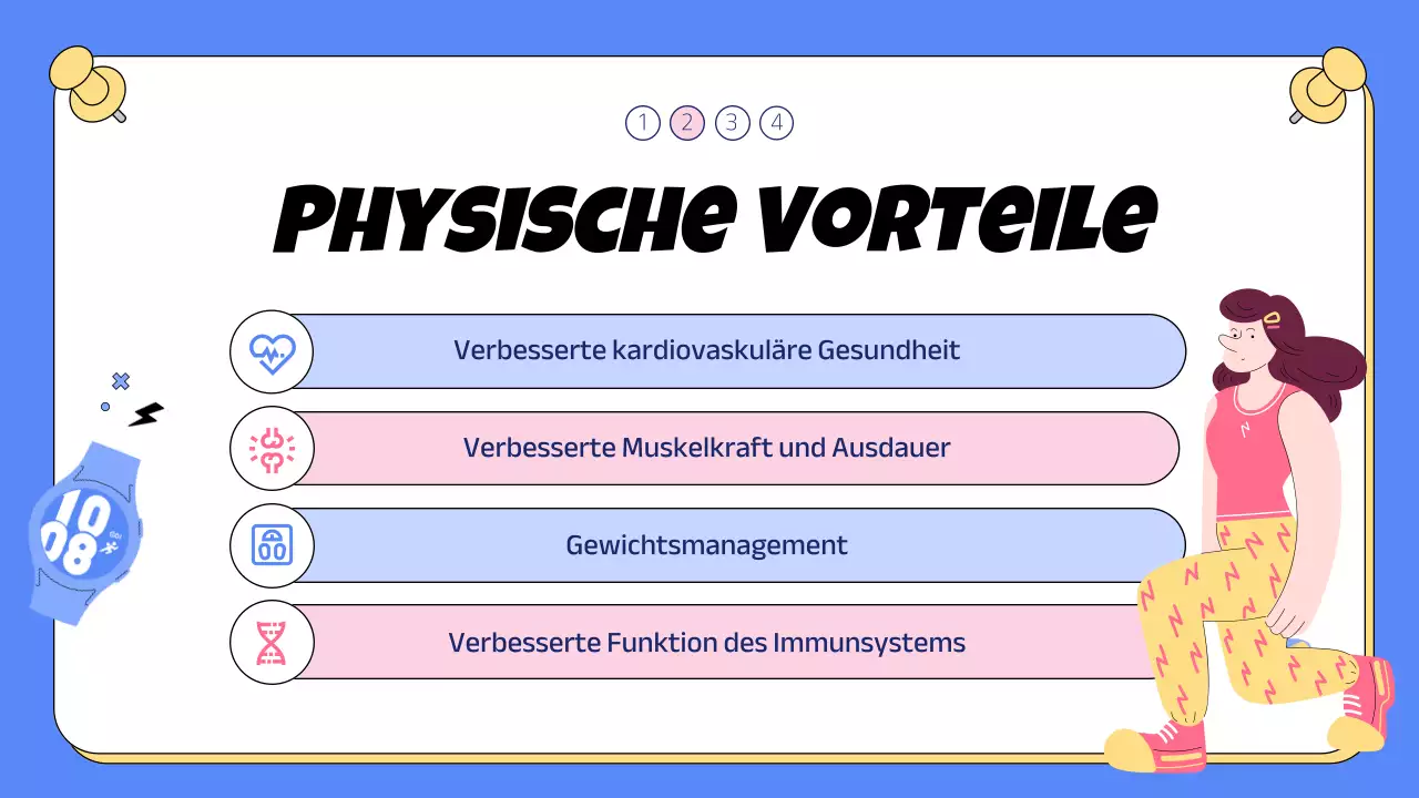Trendige blaue und rosa Schulsportmaterialien