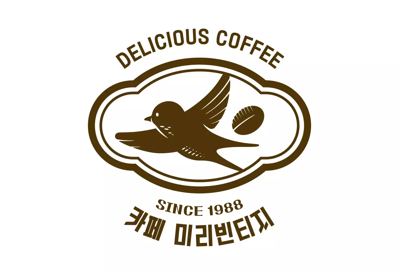 레트로 분위기의 카페 원두 소개