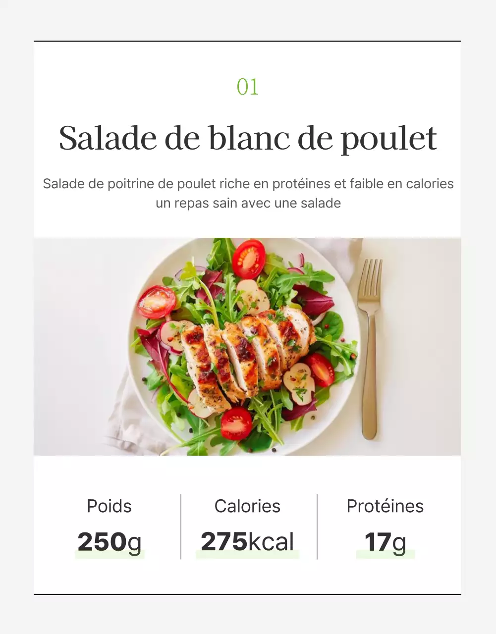 Promouvoir une salade simple composée de haricots blancs et de haricots verts clairs